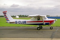 G-CLUB @ EGTC - Reims FRA150N Aerobat at Cranfield Airport in 1994. - by Malcolm Clarke