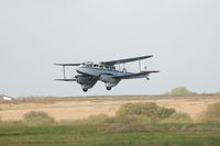 G-AIDL @ EGFH - Pleasure flight by de Havilland Rapide 6 in RAF markings with s/n TX310. - by Roger Winser