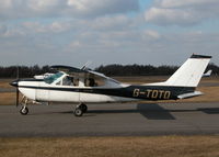 G-TOTO @ EGLK - TAXYING PAST THE CAFE - by BIKE PILOT