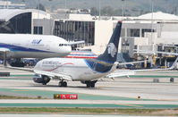 XA-CTG @ KLAX - Aero Mexico Boeing 737-752, XA-CTG. AMX19 arriving from MMMX on taxiway Papa KLAX. - by Mark Kalfas