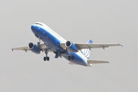 N471UA @ KLAX - United Airlines Airbus A320-232, N471UA, UAL378 to KLAS, 25R departure KLAX. - by Mark Kalfas