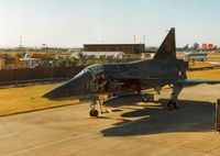 37962 @ EGVA - SF-37 Viggen of F7 Wing Royal Swedish Air Force on the flight-line at the 1995 Intnl Air Tattoo at RAF Fairford. - by Peter Nicholson