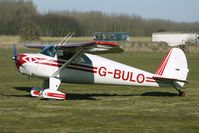 G-BULO @ EGBR - 1946 Luscombe Airplane Corporation LUSCOMBE 8F  -  One of the many aircraft at Breighton on a fine Spring morning - by Terry Fletcher