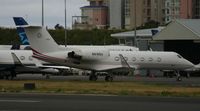 N818BA @ TNCM - N818BA park at the ramp at TNCM - by Daniel Jef