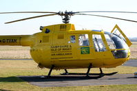 G-TVAM @ EGHO - Hampshire & Isle of Wight Air Ambulance - by Chris Hall