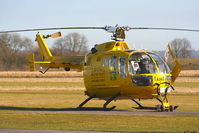 G-TVAM @ EGHO - Hampshire & Isle of Wight Air Ambulance - by Chris Hall