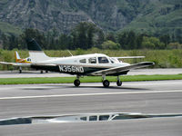N356ND @ SZP - 2003 Piper PA-28-161 WARRIOR III, Lycoming O-320-D3G 160 Hp, landing roll Rwy 22 - by Doug Robertson