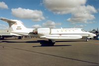 84-0108 @ EGVA - Learjet C-21A, callsign Spar 94, of Ramstein AB's 86 Wing on display at the 1995 Intnl Air Tattoo at RAF Fairford. - by Peter Nicholson