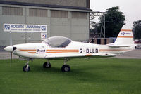 G-BLLR @ EGTC - Slingsby T-67B at Cranfield Airport in 1987. - by Malcolm Clarke