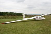 G-CKLW @ X5SB - Schleicher ASK-21 at the Yorkshire Gliding Club, Sutton Bank, UK in 2006.. - by Malcolm Clarke