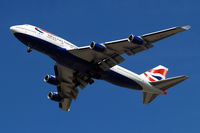 G-BNLO @ EGLL - Boeing 747-436 [24057] (British Airways) Home~G 23/08/2009. Taken on approach 3 miles out 27R London Heathrow Airport. - by Ray Barber