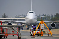 HS-TGP @ VTBD - Being towed from Apron 5 for flight testing ... - by BigDaeng