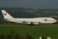 JA8086 @ LSZH - Japan Airlines 747-400