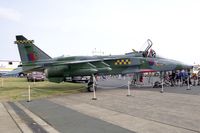 XX725 @ EGXW - Sepecat Jaguar GR1 Replica at RAF Waddington in 1995. - by Malcolm Clarke