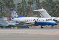 N567SW @ KPSP - SkyWest Embraer EMB-120ER, N567SW, SKW6283 on taxiway Whiskey to RWY 31R for a trip to KLAS. - by Mark Kalfas