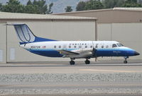 N567SW @ KPSP - SkyWest Embraer EMB-120ER, N567SW, SKW6283 on taxiway Whiskey to RWY 31R for a trip to KLAS. - by Mark Kalfas
