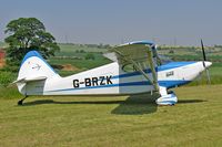 G-BRZK @ FISHBURN - Stinson 108-2 Voyager at Fishburn Airfield in 2006. - by Malcolm Clarke
