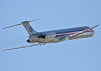 N951TW @ KPSP - American Airlines Mcdonnell Douglas DC-9-83(MD-83), AAL1832 to KORD, 31L departure KPSP. - by Mark Kalfas