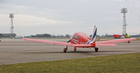 G-NINA @ EGXC - At BBMF hardstanding - by Eric Dodds