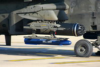 ZJ192 @ EGVP - Hydra 70 flechette rocketpod and dummy AGM-114 Hellfire - by Chris Hall