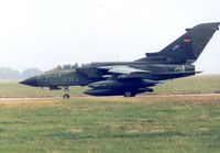 45 10 @ EGQS - Tornado IDS, callsign German Air Force 6953, of JBG-33 based at Büchel preparing to depart from RAF Lossiemouth in the Summer of 1995. - by Peter Nicholson