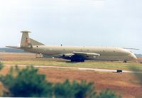 XV252 @ EGQK - Nimrod MR.2 taxying to the apron at RAF Kinloss in the Summer of 1995. - by Peter Nicholson