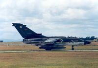 43 72 @ EGQS - Tornado IDS of Kreigsmarine MFG-1 joining Runway 23 at RAF Lossiemouth in the Summer of 1988. - by Peter Nicholson