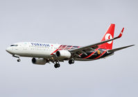 TC-JFV @ EGCC - Turkish Airlines. Special scheme connected with sponsorship of Manchester United FC. - by vickersfour