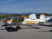 N5856E @ CMA - 1959 Cessna 150, Continental O-200 100 Hp - by Doug Robertson