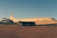 XV252 @ EGQL - Nimrod MR.2 of the Kinloss Maritime Wing on display at the 1988 RAF Leuchars Airshow. - by Peter Nicholson