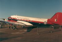 ZA947 @ EGQL - The Royal Aircraft Establishment at West Freugh's Dakota C.3 named Portpatrick Princess on display at the 1988 RAF Leuchars Airshow. - by Peter Nicholson