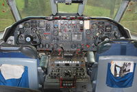 A4O-AB @ EGLB - VC-10 cockpit Ex Oman Royal Flight at Brooklands - by moxy