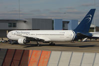 EI-CZH @ EGGW - Blue Panorama B767 brought Inter Milan fans in for Soccer match against Chelsea - by Terry Fletcher