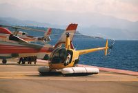 F-GRRR @ LNMC - at Monaco Heliport - by Elisabeth Klimesch