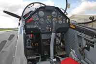 HA-HUO @ X5FB - Rear Cockpit. Sukhoi Su-29 at Fishburn Airfield, UK in 2009. - by Malcolm Clarke