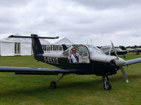 G-BGXO @ EGHR - Piper Pa38-112 Tomahawk G-BGXO Goodwood Flying Club - by Alex Smit