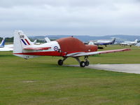 G-BZMD @ EGHR - Scottish Aviation BH121 Bulldog T1 G-BZMD Mad Dog Flying Group painted as Royal Air Force XX554/09