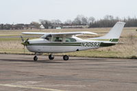 N30593 @ EGTC - Cessna 210L, c/n: 21059938 - by Trevor Toone