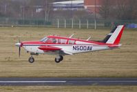 N500AV @ EGBJ - 1969 Piper PA-24-260 landing at Gloucestershire (Staverton) Airport - by Terry Fletcher