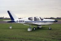 G-BRIV @ EGTC - Socata TB-9C Tampico Club at Cranfield Airport, UK in 1990. - by Malcolm Clarke