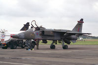 XX723 @ EGTC - Sepecat Jaguar GR1A at Cranfield Airport in 1992. - by Malcolm Clarke