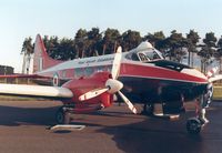 XM223 @ EGQL - Royal Aircraft Establishment Devon C.2 from West Freugh was on display at the 1988 RAF Leuchars Airshow. - by Peter Nicholson