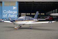 G-BGXC @ EGTC - Socata TB-10 Tobago at Cranfield Airport, UK in 1993. - by Malcolm Clarke