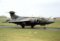 XT271 @ EGQS - Buccaneer S.2A of 237 Operational Conversion Unit taxying to the active runway at RAF Lossiemouth in September 1988. - by Peter Nicholson