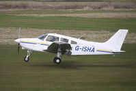 G-ISHA @ EGCB - Based Piper at Barton