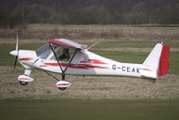 G-CEAK @ EGCB - Based Ikarus C42 at Barton - by Terry Fletcher