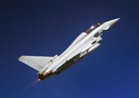 ZJ804 - BAE Trials Flight Typhoon T1 (c/n BT005). Taken over the Irish Sea. - by vickersfour