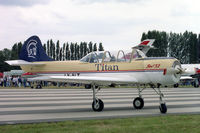 LY-ALT @ EGXG - Bacau Yak-52. In Titan Airways at RAF Church Fenton's SSAFA Air Display in 1994. - by Malcolm Clarke