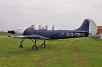 G-CBSS @ EGBR - Bacau Yak-52 at Breighton Airfield, UK in 2003. - by Malcolm Clarke