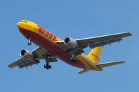 OO-DLG @ EGLL - Airbus A300B4-203F [208] (DHL) Home~G 16/08/2009. On approach 27R 3 miles out. - by Ray Barber